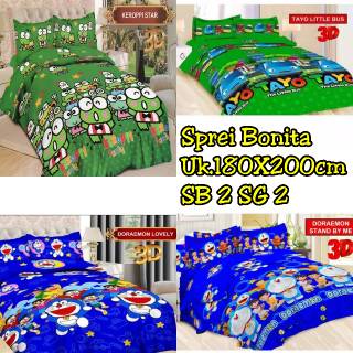  Sprei  Bonita Karakter Sprei  Bonita Motif  Bunga Sprei  