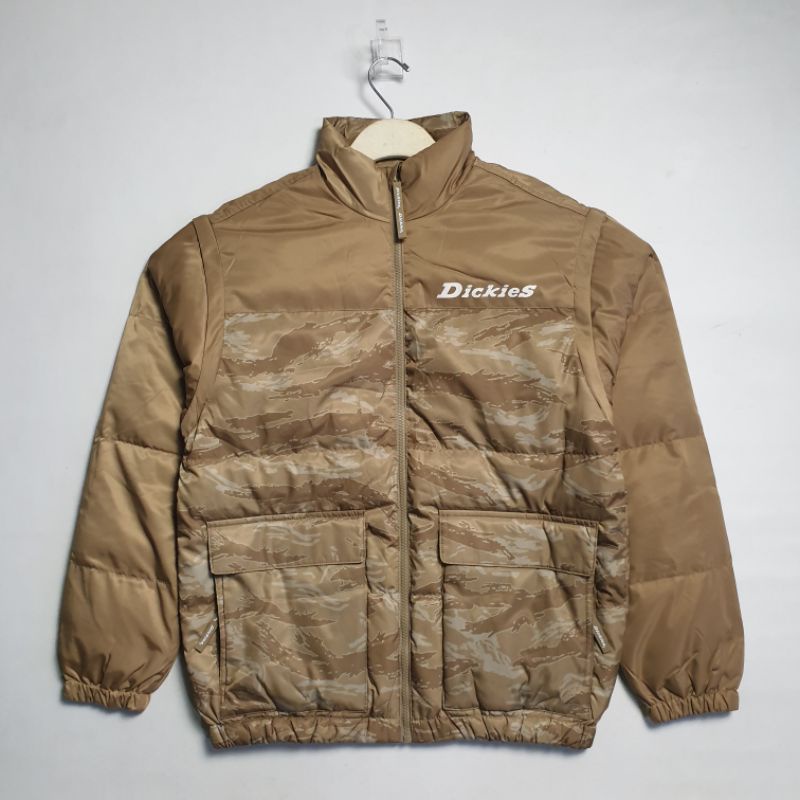 jaket vest dickies down desert camo original