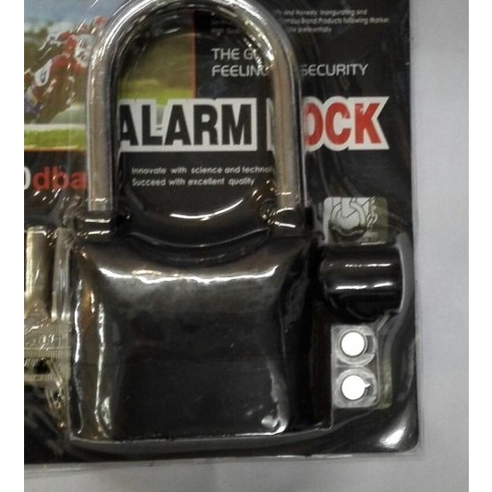 ✸ Gembok Alarm Anti Maling (Alarm lock, Kunci Gembok Alarm) ✺