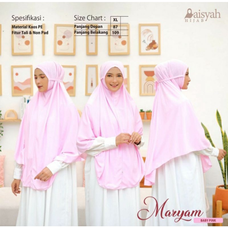 BERGO MARYAM, DAILY BERGO , BERGO KAOS, HIJAB INSTAN, NONPED, TALI