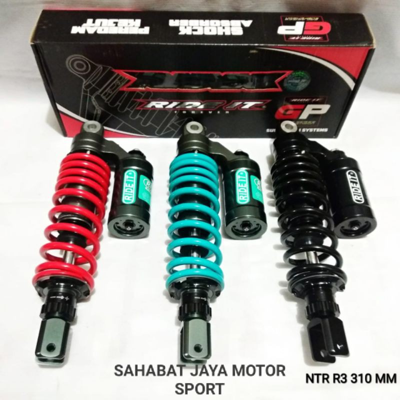 Shock Tabung Ride IT GP Double Klik Rebound Mio Soul Fino Beat Karbu Scoopy Karbu Vario 110 310MM