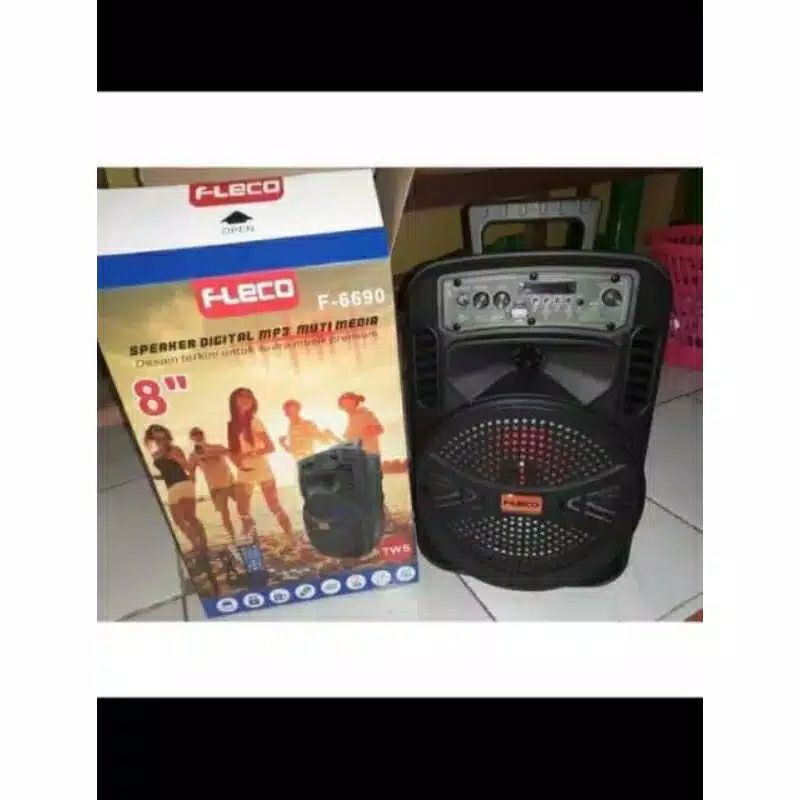 SPEAKER BLUETOOTH FLECO 6690 BONUS MIC DAN REMOT