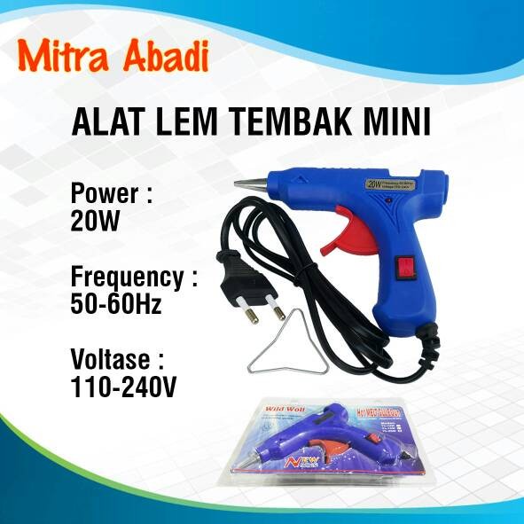 

Alat Lem Tembak Mini/Glue Gun Mini 20W