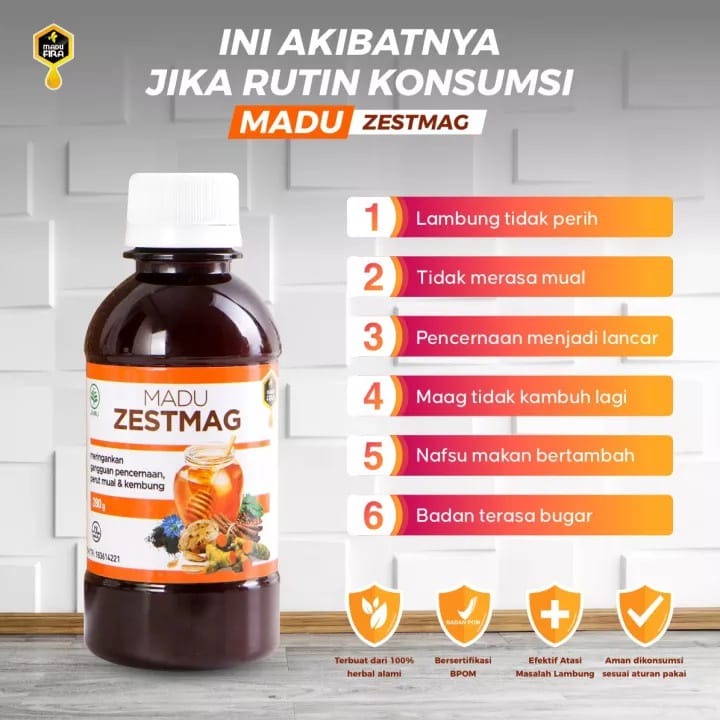 

Madu Zestmag Zetmag Zetsmag Original Asli Herbal Asam Lambung Maag Gerd Anxiety Zestmaag Zetmagh Zesmag Zetmaag
