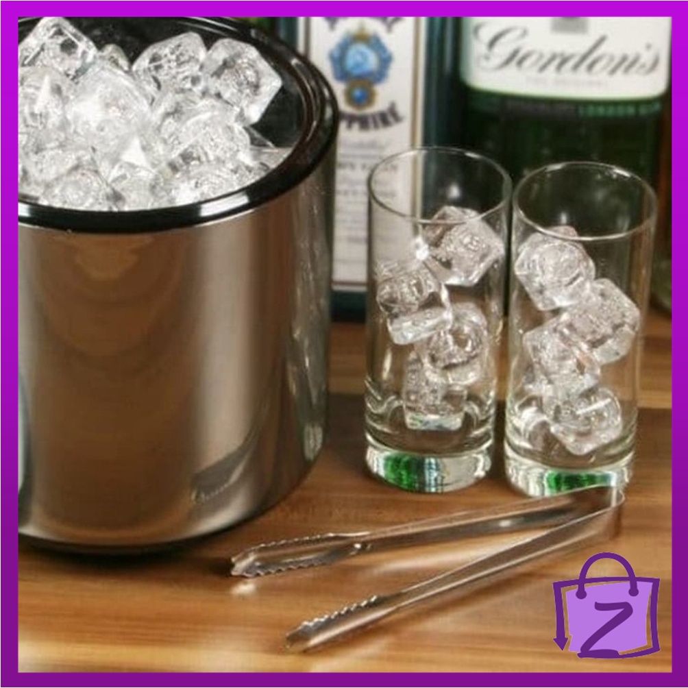 Jepitan Stainless Serbaguna | Jepitan Es Batu | Capitan Es Batu Stainless | Penjepit Es Batu