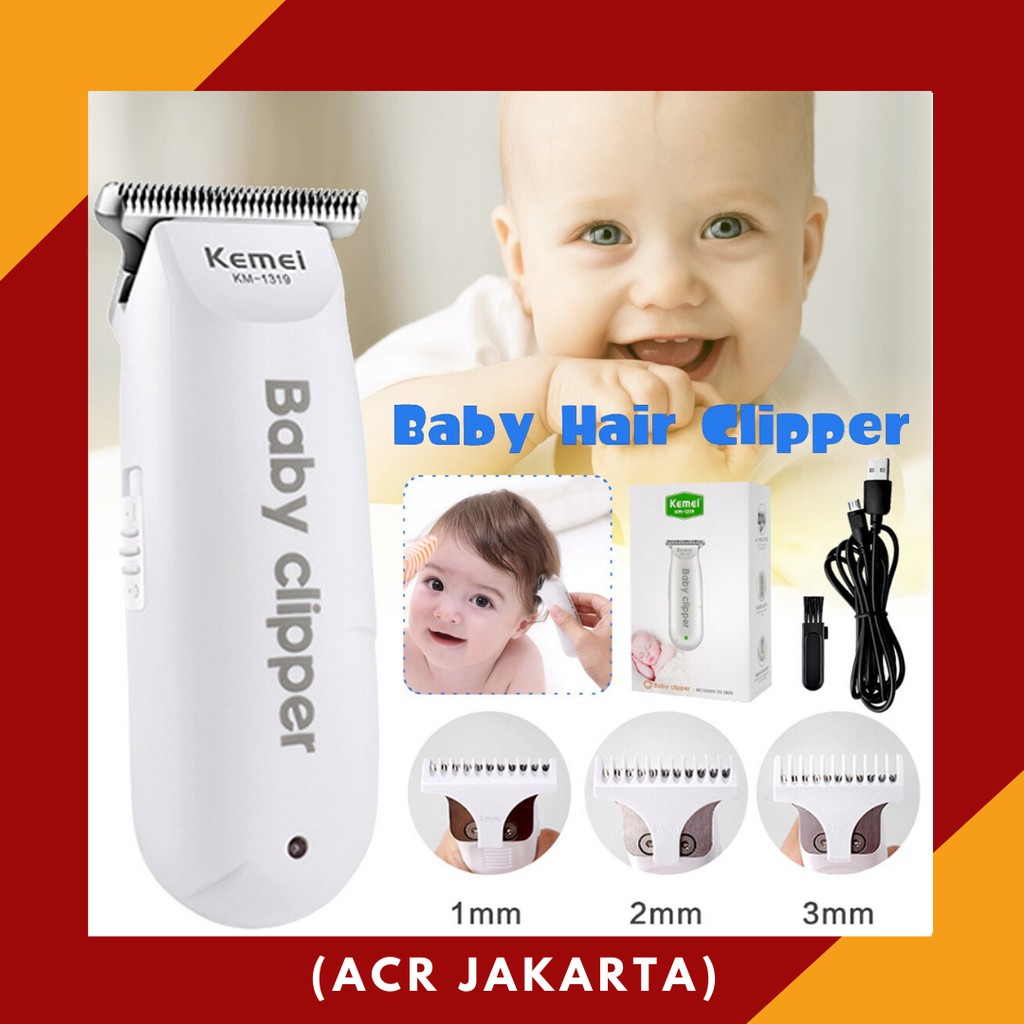 ALAT CUKUR RAMBUT BAYI BABY HAIR CLIPPER KM 1319 / ALAT CUKUR BAYI / ALAT CUKUR ANAK KEMEI