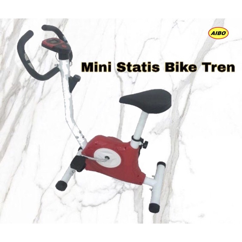 Mini Statis Bike Tren / Sepeda statis kecil ber LCD, alat kesehatan,alat fitness,alat olahraga aibo