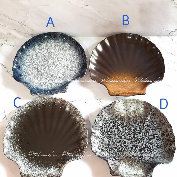 Premium Japanese Ceramic plate/piring keramik Kerang Gift Hampers