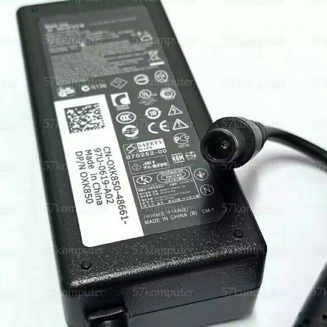 Charger Dell Latitude D610 D620 D630 D800 D810 D840 D600 19.5V 3.34A ORIGINAL