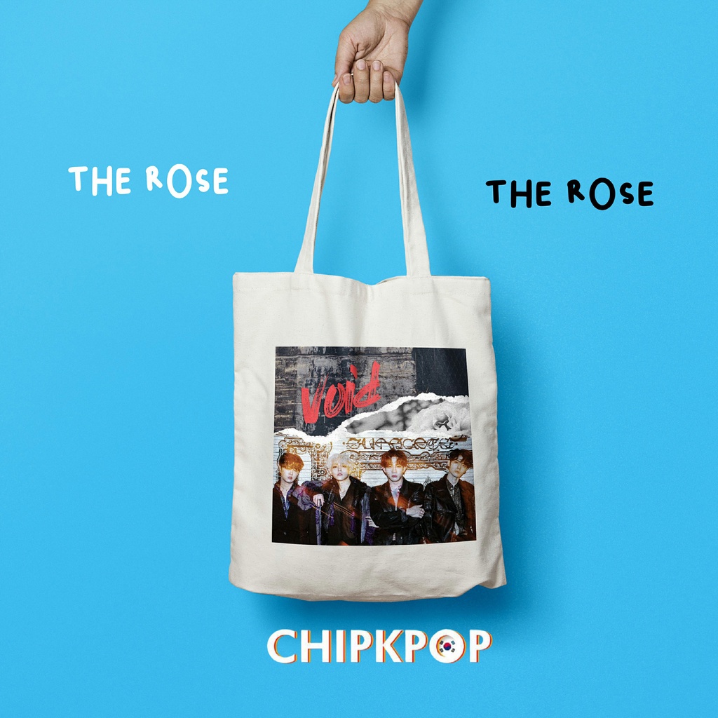TOTEBAG THE ROSE BAND PAKET SET I RED I DAWN I VOID I THE ROSE BAND KOREA I ALBUM THE ROSE I PHOTOCA