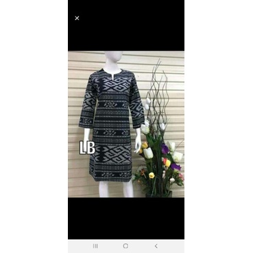 Dress tenun baju tenun jepara line A Baju dress pesta DTB56