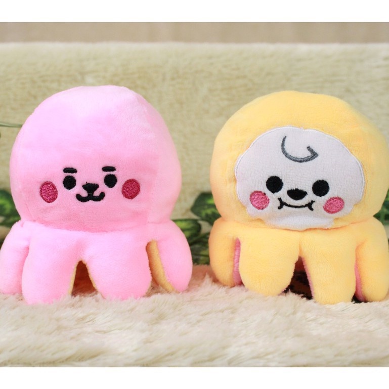 Boneka Gurita Korea Flip 2 Karakter, Kpop Octopus Reversible 2 Face series2