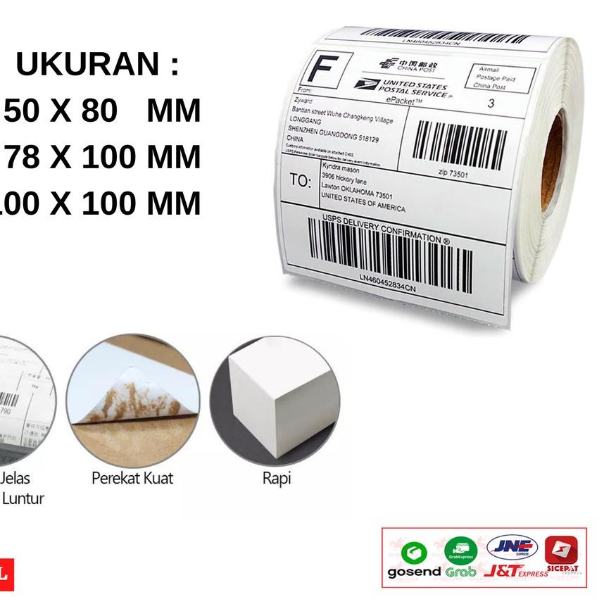 

Bagus Dipakai ✻ Thermal Direct Label/Kertas Thermal Label Bare/Kertas Label Stiker Blueprint - ROLL++