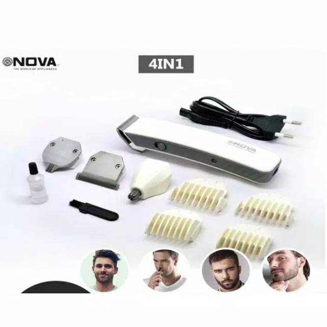 NOVA NS 117 ALAT CUKUR RAMBUT 4 IN 1