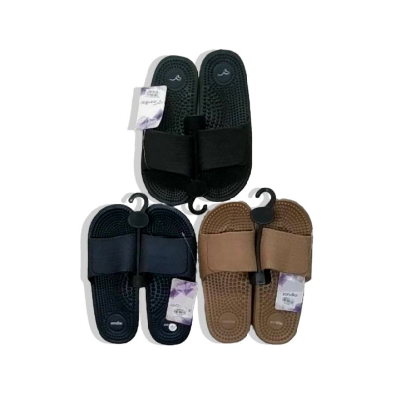Sandal refleksi slip on Pria merk zandilac