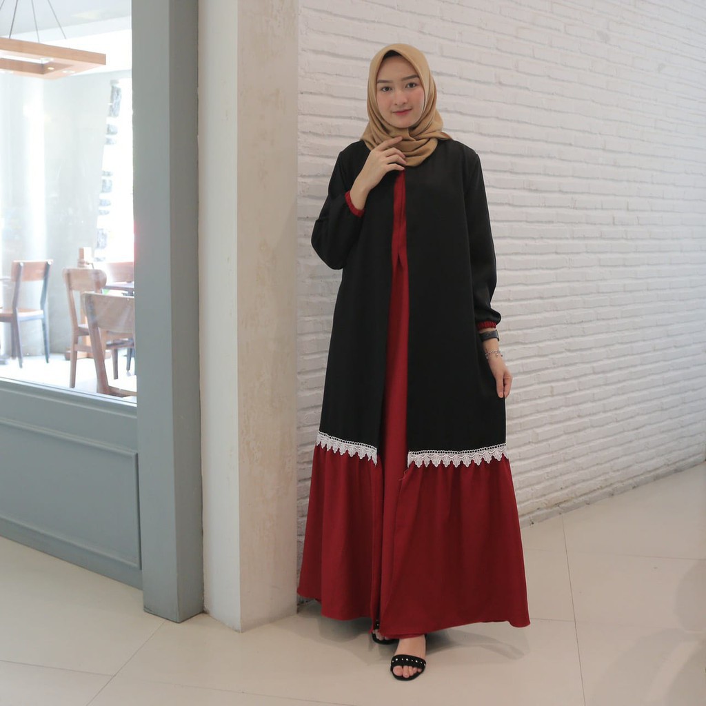 [✅COD] Fashion Gamis Alana / Gamis Terbaru  /Modis / Original / Promo • Toko Baju Muslimahku