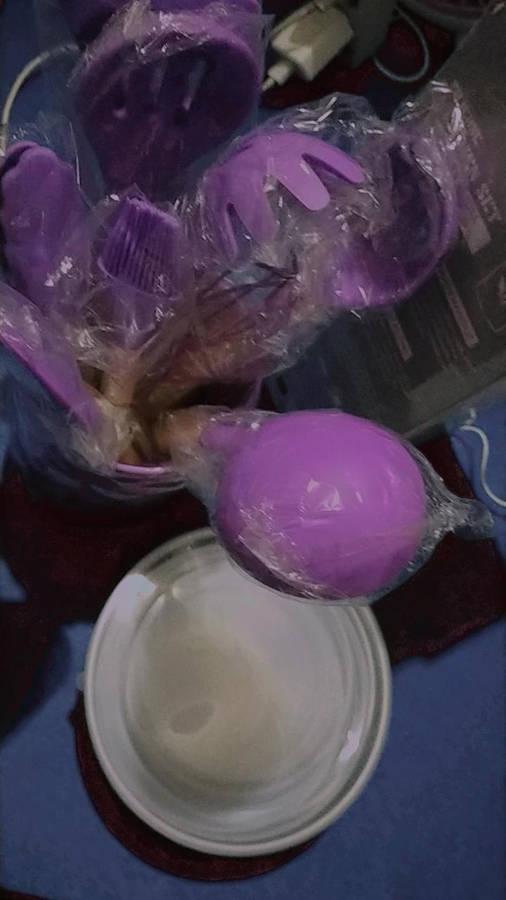 Spatula Set 10in1 Silikon Kayu Sendok Sutil Brush Penjepit Kocokan Alat Dapur Masak