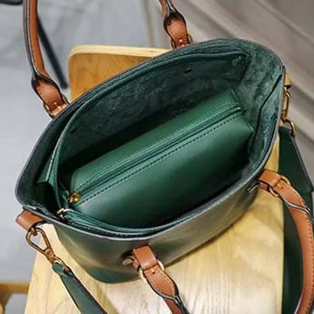 TW1825 Tas Kerja Wanita Kulit Premium Import Style Modis