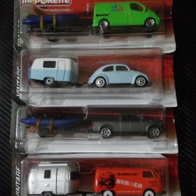 Paket majorette vintage trailer 4pcs