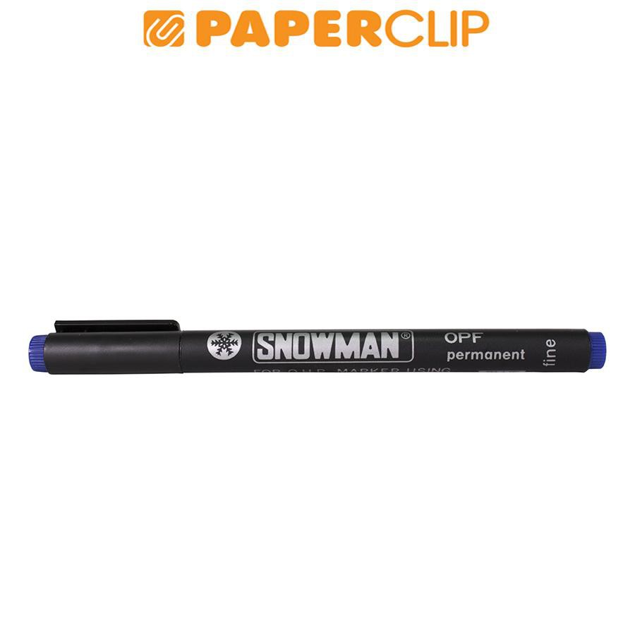 SPIDOL OHP SNOWMAN OPF PERMANENT BLUE