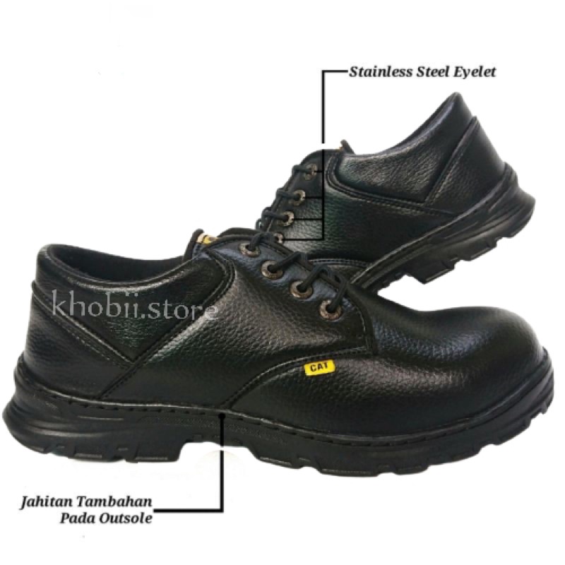 SEPATU SEFTY BOOTS PRIA UJUNG BESI/SEPATU SAFETY KINGS