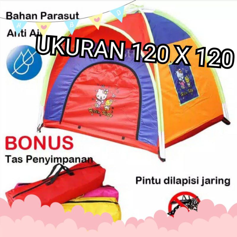 TENDA ANAK MURAH UKURAN 120x120 CM/ TENDA JUMBO