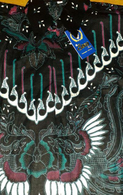 Kemeja Batik Pria Lengan Panjang Slim Fit Alpin Putih Ory Suffa