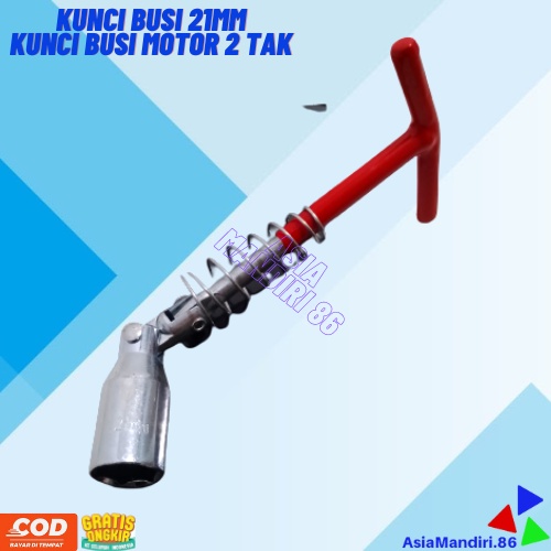 Kunci Busi / Kunci Sock Busi Flexsibel 16mm / kunci busi semua motor