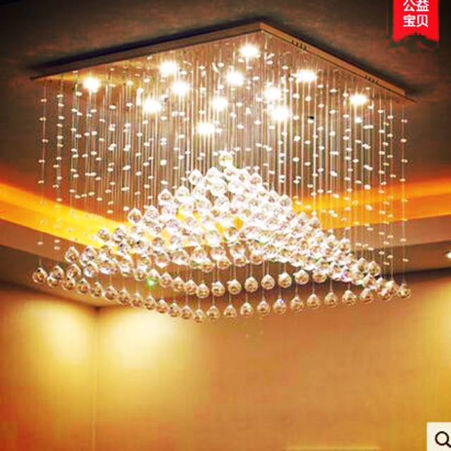 Lampu kristal gantung cantik