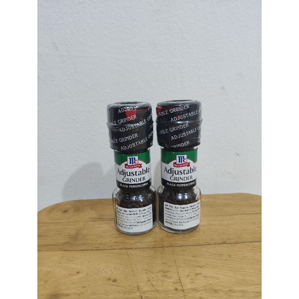 Jual CLEARANCE SALE!! MCCormick ADJUSTABLE GRINDER Black PEPPER ...