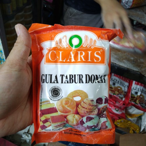 

GULA MINT DONAT GULA CLARIS 250gr (gula tabur putih, gula bubuk, gula dingin, gula kue, gula salju)