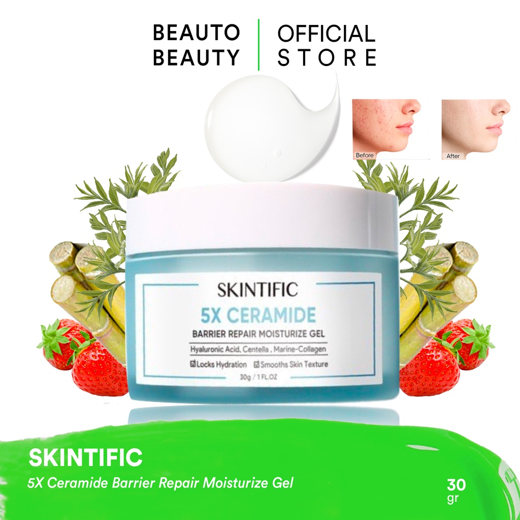 SKINTIFIC 5X Ceramide Barrier Repair Moisturize Gel / Canada Facial Wash Cleanser Essence Mist Toner