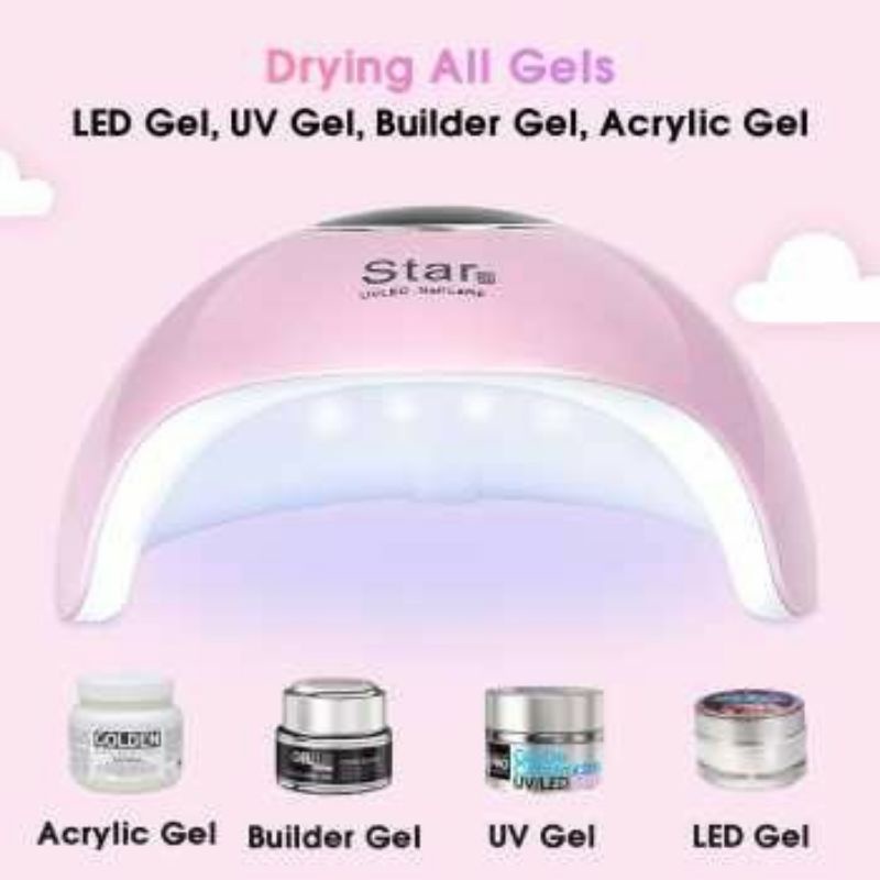 Pengering Kutek Kuku UV LED Nail Dryer Original