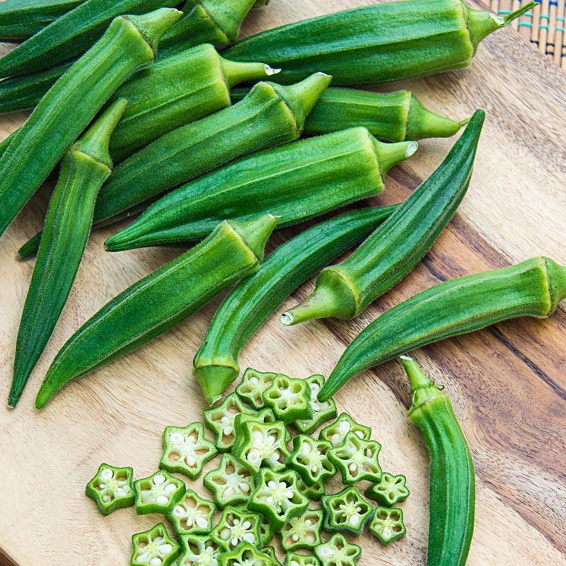 Benih Bibit Biji - Sayur Okra Hijau F1 Bendi Hibrida Seeds - Panen Dalam 50 Hari - Cocok untuk Penderita Diabetes