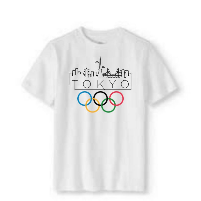 kaos TOKYO OLYMPIC lengan pendek premium