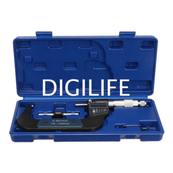 

Ready Stock Digital Micrometer 75-100mm 0.001mm Mikrometer 75 100 mm Tester Syntek