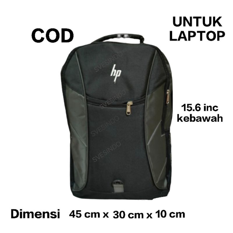 Tas Laptop Hp15 inch Ransel Bagpack