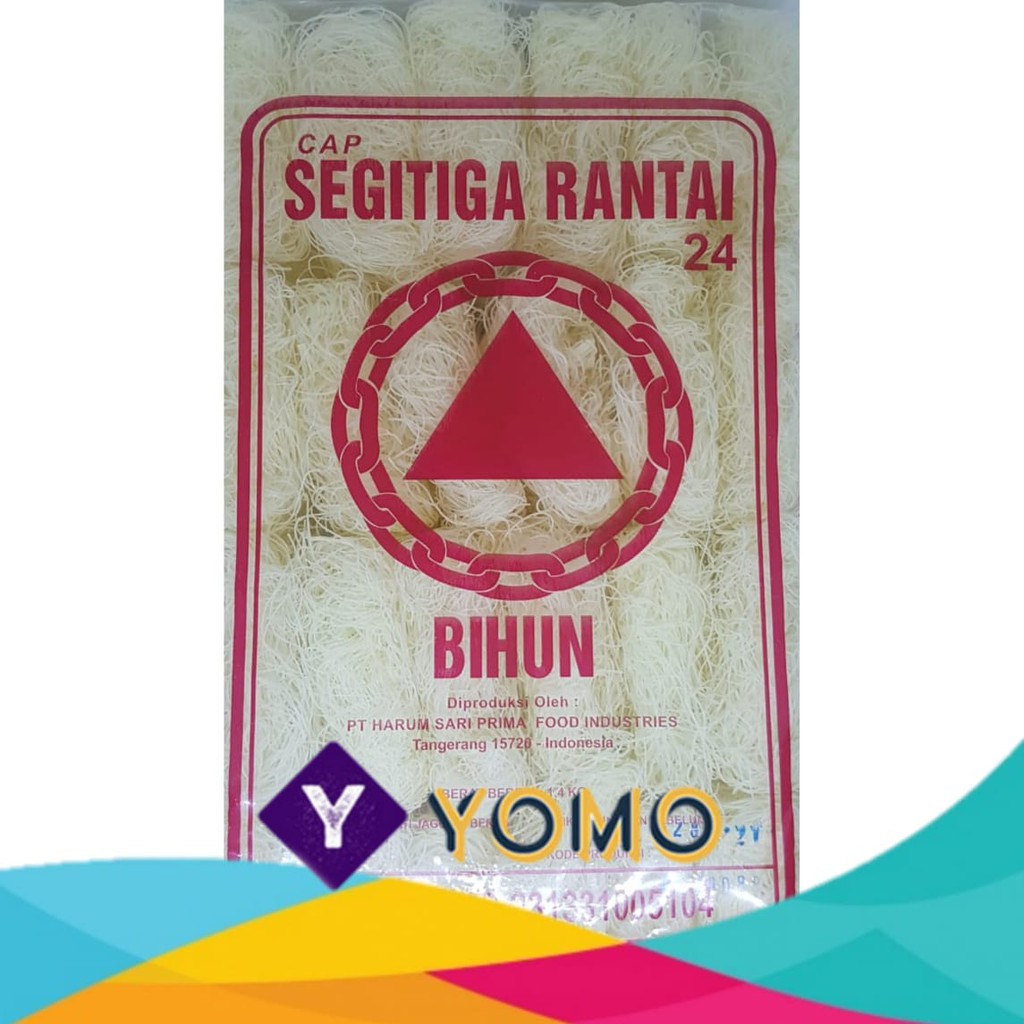 

Bihun Beras Segitiga Rantai Harum Sari/Rice Vermicelli 1,4 kg 24 pcs