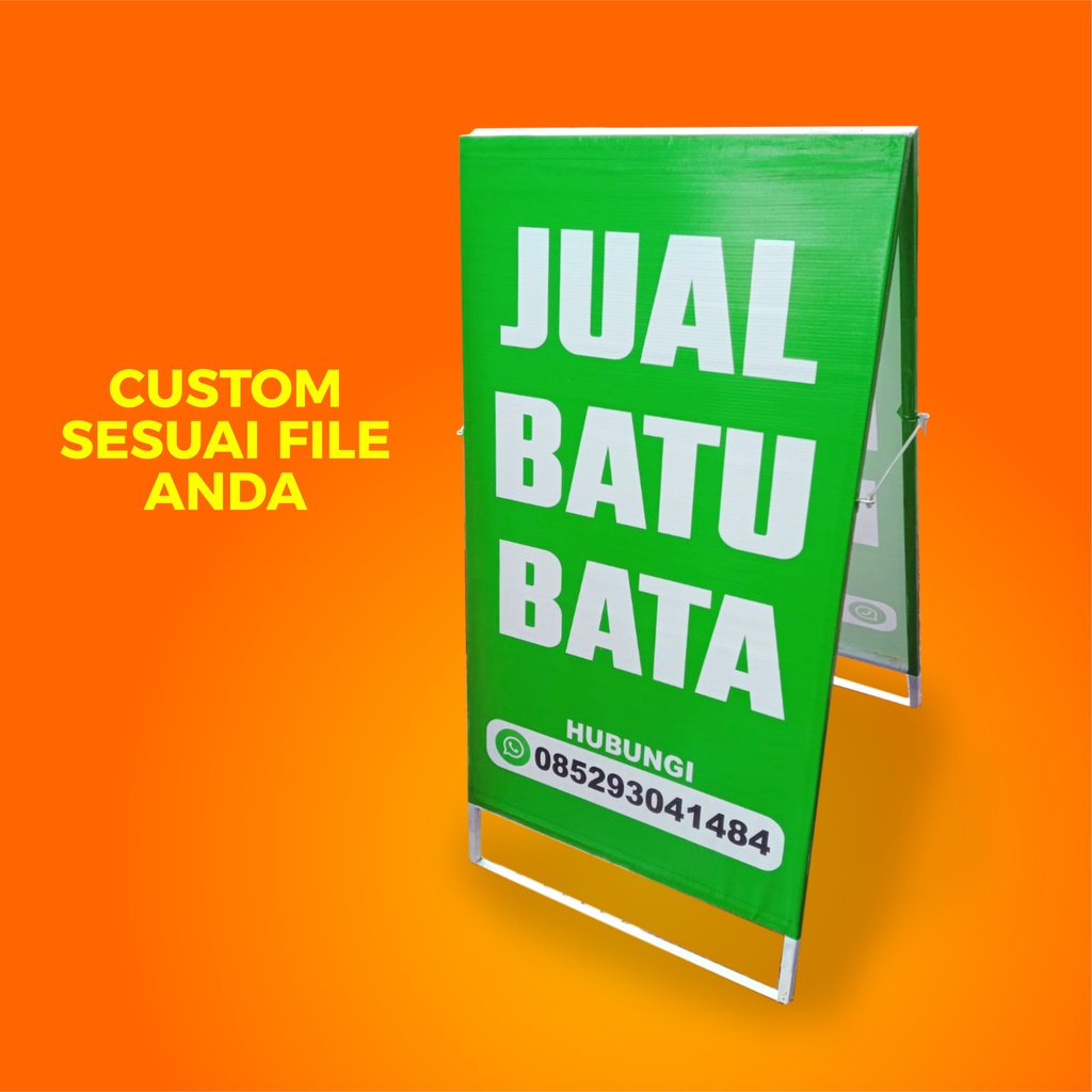 Standing Banner Spanduk Custom
