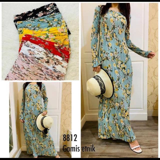 Gamis plisket import