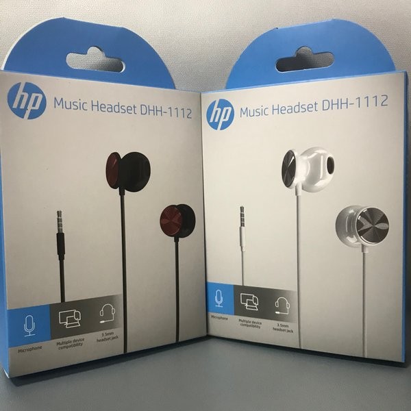 HP Music Headset DHH1112 earphone with microphone 3.5mm jack Original