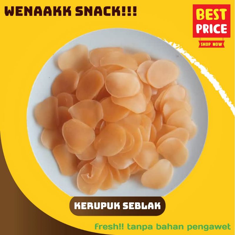 Jual Kerupuk Sari Udang Kerupuk Seblak Mentah Kerupuk Oren 200gr