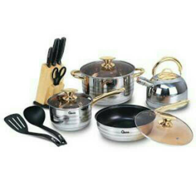 Oxone OX-777 RoseGold Cookware Set