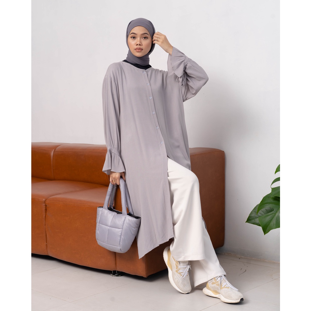 TUNIK DRESS LAUREL RAYON WRINKLE PREMIUM TUNIC B364