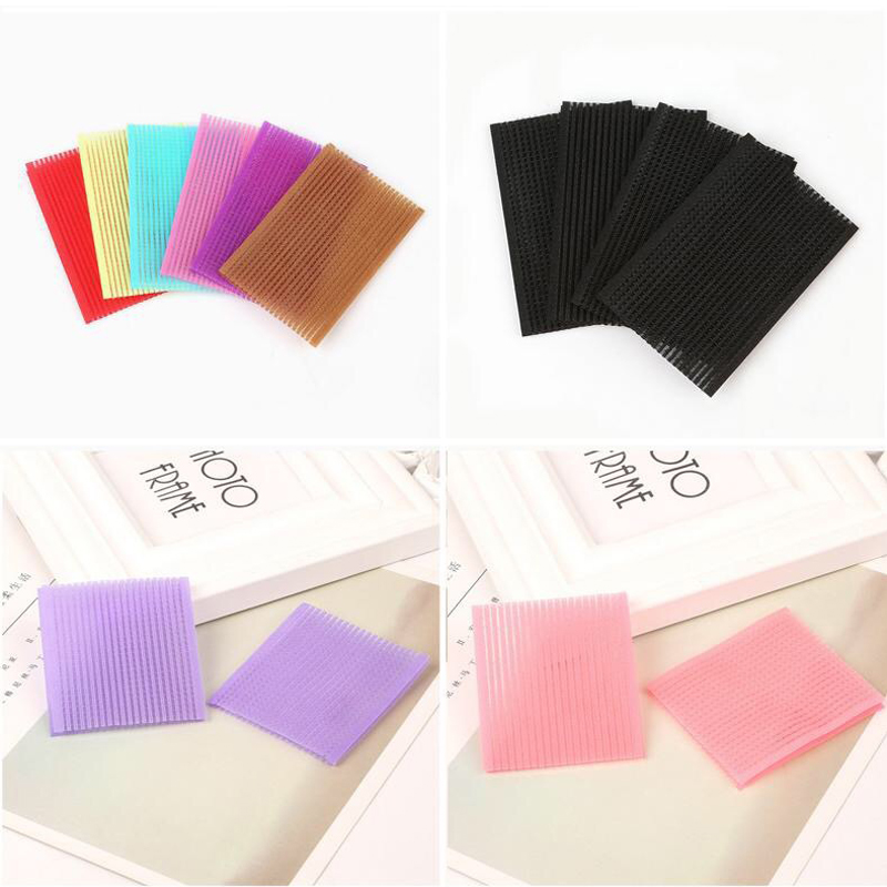 10 / 20 / 50 Pcs Stiker Rambut Poni Bahan PVC Warna Acak Gaya Korea Untuk Perempuan