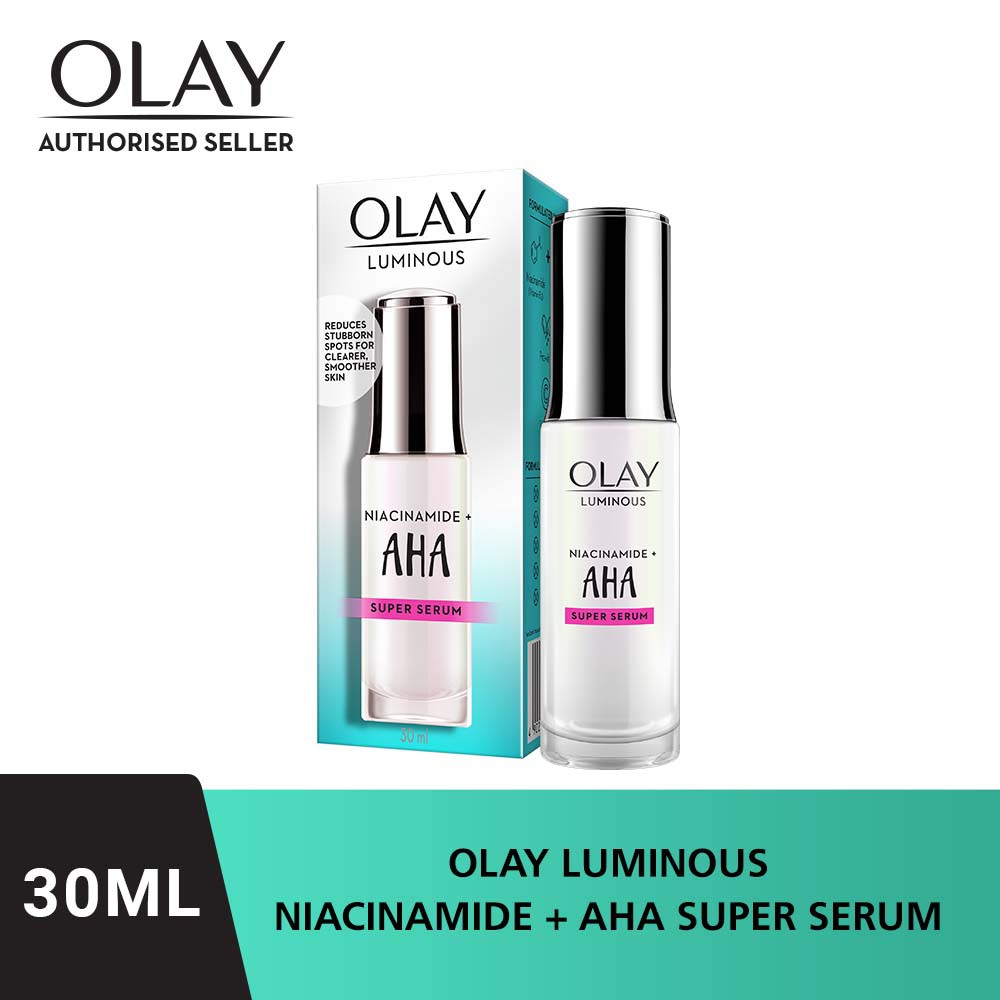 Olay Luminous Niacinamide AHA Serum Skincare Brightening 30ml