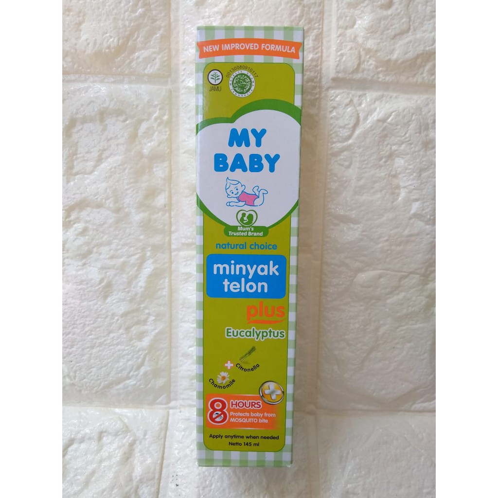 Minyak Telon Plus MY BABY 150ml - perlindungan bayi 8 jam dari gigitan nyamuk ens