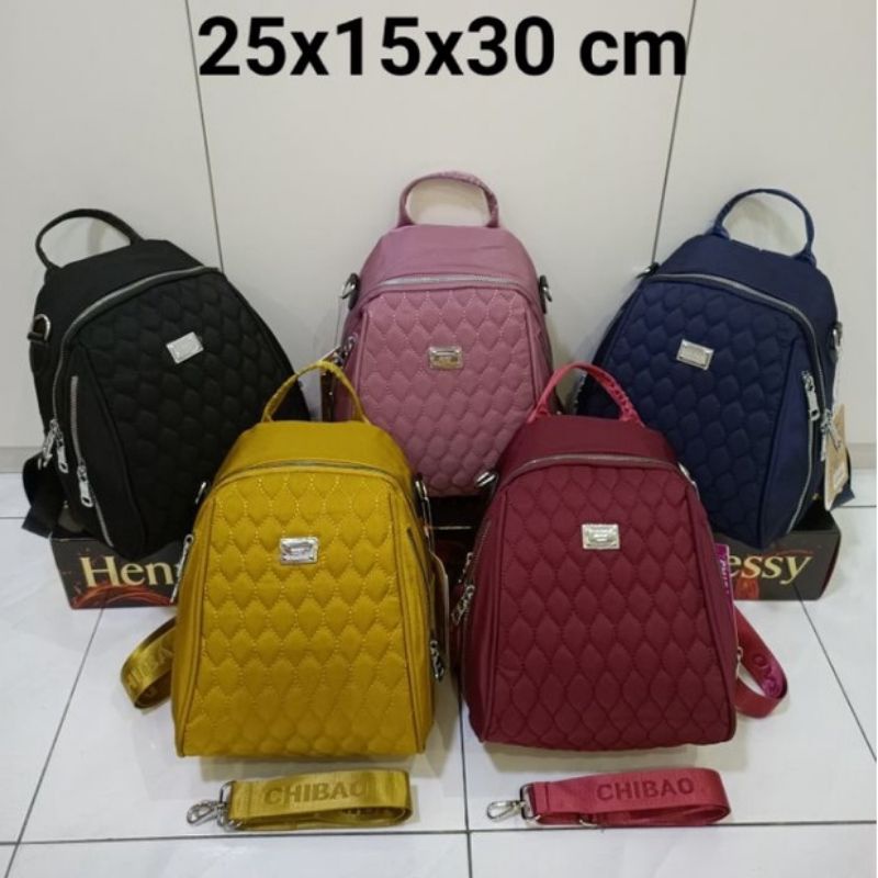 ORIGINAL Tas Ransel Chibao Import KOREA Tebal Anti Air Elegan Design Terbaru Best Seller