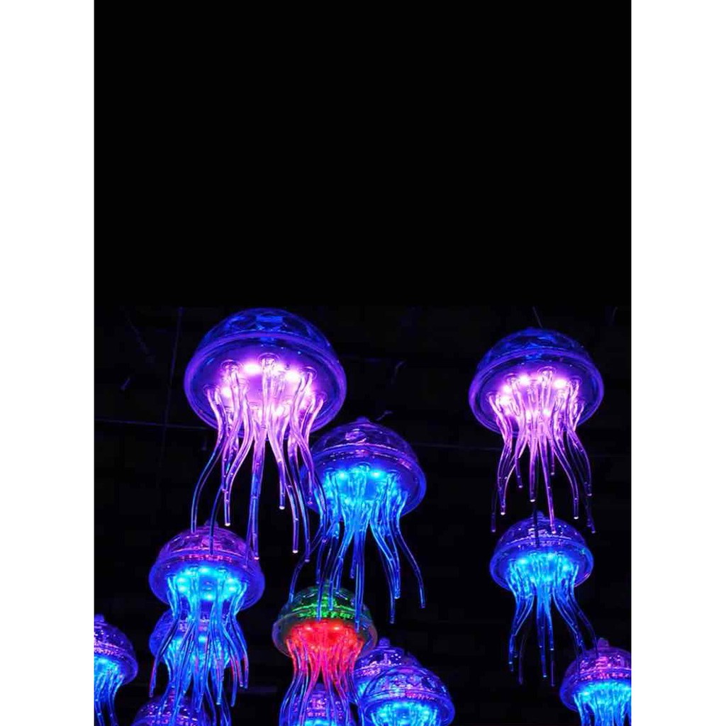 FUTAKO Lampu Ubur-Ubur / Lampu Hias / Lampu Hias lampu disco Tanpa Colokan