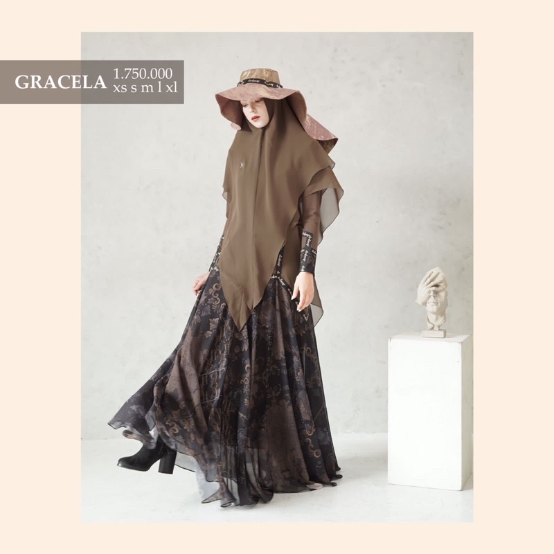 Lva syari ,Gracela syari : Dress syari premium